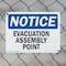 Signmission Evacuation Assembly Point, 10 in W x Rectangle, Aluminum OS-2PACK-NS-A-710-L-12186 - alternate 5